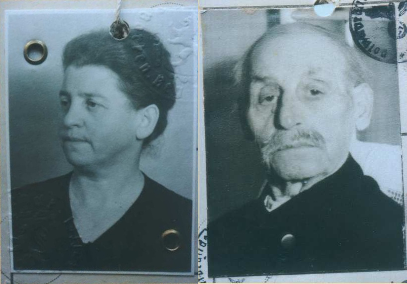 Passfoto von Frau und Mann