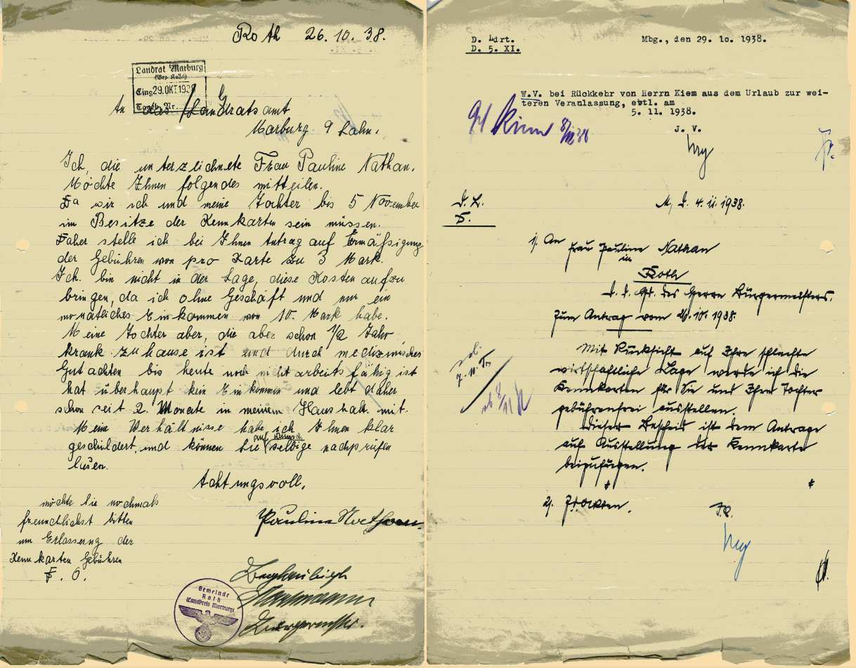 2 handschriftliche Briefe